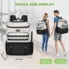 imageMATEIN Gym Backpack with Lunch Compartment Large Sports Backpack with Detachable Shoe ampamp Cooler Pouch Water Resistant 17 Inch Back Pack with USB Port Workout Molle Daypack for Yoga Work Commute