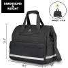 imageMATEIN Medical Bag Large WaterResistant First Aid Bags with Many Pocktets for Nursing Portable Clinical Home Health Bag Doctor Bag Nurse Gifts for Home Visits Health Care Hospice Black