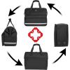 imageMATEIN Medical Bag Large WaterResistant First Aid Bags with Many Pocktets for Nursing Portable Clinical Home Health Bag Doctor Bag Nurse Gifts for Home Visits Health Care Hospice Black