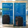 imageMATEIN Personal Item Backpack 18x14x8 with Shoe Compartment Detachable Airline Approved Carry On Backpack for Travel with Electronics Case Water Resistant Lightweight Luggage Bag Fits 17 inch Laptop