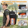 imageMATEIN Personal Item Backpack 18x14x8 with Shoe Compartment Detachable Airline Approved Carry On Backpack for Travel with Electronics Case Water Resistant Lightweight Luggage Bag Fits 17 inch Laptop