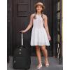 imageMATEIN Rolling Backpack for Women 17 inch Water Resistant Wheeled Laptop Backpack Large Carry On Luggage Travel Backpack with Wheels Trolley Suitcase Business Overnight Roller Bag for Adults BlackBlack