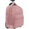 imageMATEIN Rolling Backpack for Women 17 inch Water Resistant Wheeled Laptop Backpack Large Carry On Luggage Travel Backpack with Wheels Trolley Suitcase Business Overnight Roller Bag for Adults BlackPink