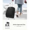imageMATEIN Rolling Backpack for Women 17 inch Water Resistant Wheeled Laptop Backpack Large Carry On Luggage Travel Backpack with Wheels Trolley Suitcase Business Overnight Roller Bag for Adults BlackBlack