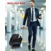 imageMATEIN Rolling Bag with Wheels 17 Inch Extra Large Laptop Roller Backpack for Adults with Anti Theft Lock ampamp USB Charging Port Water Resistant Wheeled Bag Carry On Luggage for Teacher Work Travel Men