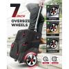 imageMATEIN Rolling Bag with Wheels 17 Inch Extra Large Laptop Roller Backpack for Adults with Anti Theft Lock ampamp USB Charging Port Water Resistant Wheeled Bag Carry On Luggage for Teacher Work Travel Men