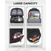 imageMATEIN Rolling Bag with Wheels 17 Inch Extra Large Laptop Roller Backpack for Adults with Anti Theft Lock ampamp USB Charging Port Water Resistant Wheeled Bag Carry On Luggage for Teacher Work Travel Men