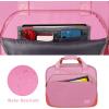 imageMATEIN Rolling Briefcase for Women Large Rolling Laptop Bag with Wheels Fits 17 Inch Notebook Gifts for Office Women Water Resistant Teacher Work Computer Travel Carry on Nurse Bags on Wheel Pink