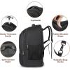 imageMATEIN Rolling Travel Backpack Sturdy 17 Inch Laptop Bag with Wheels for Women Men 30 L Wheeled Backpack Carry on Luggage Water Resistant Roller Computer Bag for Nurse Teacher Work BlackBlack