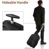 imageMATEIN Rolling Travel Backpack Sturdy 17 Inch Laptop Bag with Wheels for Women Men 30 L Wheeled Backpack Carry on Luggage Water Resistant Roller Computer Bag for Nurse Teacher Work BlackBlack