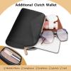 imageMATEIN Small Backpack for Women Water Resistant Mini Backpack Purse with Wallet Fashion Anti Theft Cute Daypack with RFID Pocket Lightweight Work Bag with USB Charger for TravelEveryday2pcsBlack