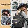 imageMATEIN Small Backpack for Women Water Resistant Mini Backpack Purse with Wallet Fashion Anti Theft Cute Daypack with RFID Pocket Lightweight Work Bag with USB Charger for TravelEveryday2pcsBlack