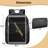 imageMATEIN Small Backpack for Women Water Resistant Mini Backpack Purse with Wallet Fashion Anti Theft Cute Daypack with RFID Pocket Lightweight Work Bag with USB Charger for TravelEveryday2pcsBlack