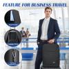 imageMATEIN Waterproof Laptop Backpack 17 Inch Anti Theft Business Backpack with Lock ampamp USB Charging Port Large TSA Tech Backpacks College Computer Back Pack Gifts for Men Women Work Office Travel Black