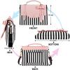 imageMATEIN 17 inch laptop bag for women Large Computer Sleeve Case Briefcase with RFID Pocket ampamp Bow Cute Lightweight Messenger Carrying Shoulder Tote Office Bag for Nurse Teacher College Work PurplePink