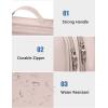 imageMATEIN Electronic Organizer Travel Case Small Double Layers Cable Organizer for Travel Accessories Water Resistant Portable Tech Case for Phone Cords Charger Earphone Tech Gifts BlackPink