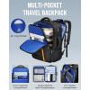 imageMATEIN Personal Item Travel Backpack 18x14x8 with Shoe Compartment Detachable Expandable Underseat Backpack for Airplanes Fit 17quot Laptop Airline Approved Carry on Bag Luggage Mochila with USB Port