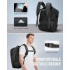 imageMATEIN Personal Item Travel Backpack 18x14x8 with Shoe Compartment Detachable Expandable Underseat Backpack for Airplanes Fit 17quot Laptop Airline Approved Carry on Bag Luggage Mochila with USB Port