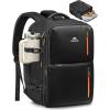 imageMATEIN Personal Item Travel Backpack 18x14x8 with Shoe Compartment Detachable Expandable Underseat Backpack for Airplanes Fit 17quot Laptop Airline Approved Carry on Bag Luggage Mochila with USB Port