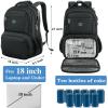 imageMATEIN Backpack Lunch Bag for Women Sturdy Teacher Nurse Insulated Cooler Backpack for Work College Travel Picnic Stylish Cute Laptop School Bag with Lunch Compartment Gifts for Her BeigeBrownCharcoal Grey