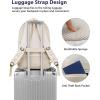 imageMATEIN Large College Laptop Backpack Water Resistant Nurse Travel Backpack with USB Charging Port TSA Approved Soft Anti Theft Comupter Bag for Work Blue BeigeBeige