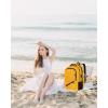 imageMATEIN Large College Laptop Backpack Water Resistant Nurse Travel Backpack with USB Charging Port TSA Approved Soft Anti Theft Comupter Bag for Work Blue BeigeYellow