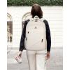 imageMATEIN Large College Laptop Backpack Water Resistant Nurse Travel Backpack with USB Charging Port TSA Approved Soft Anti Theft Comupter Bag for Work Blue BeigeBeige