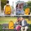 imageMATEIN Large College Laptop Backpack Water Resistant Nurse Travel Backpack with USB Charging Port TSA Approved Soft Anti Theft Comupter Bag for Work Blue BeigeYellow