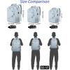 imageMATEIN Large College Laptop Backpack Water Resistant Nurse Travel Backpack with USB Charging Port TSA Approved Soft Anti Theft Comupter Bag for Work Blue BeigeBlue