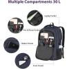 imageMATEIN Large College Laptop Backpack Water Resistant Nurse Travel Backpack with USB Charging Port TSA Approved Soft Anti Theft Comupter Bag for Work Blue BeigeDark Blue