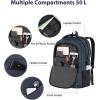 imageMATEIN Large College Laptop Backpack Water Resistant Nurse Travel Backpack with USB Charging Port TSA Approved Soft Anti Theft Comupter Bag for Work Blue BeigeDark Blue