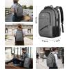 imageMATEIN Large College Laptop Backpack Water Resistant Nurse Travel Backpack with USB Charging Port TSA Approved Soft Anti Theft Comupter Bag for Work Blue BeigeGrey