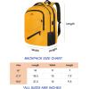 imageMATEIN Large College Laptop Backpack Water Resistant Nurse Travel Backpack with USB Charging Port TSA Approved Soft Anti Theft Comupter Bag for Work Blue BeigeYellow