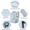 imageMATEIN Large College Laptop Backpack Water Resistant Nurse Travel Backpack with USB Charging Port TSA Approved Soft Anti Theft Comupter Bag for Work Blue BeigeBlue