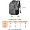 imageMATEIN Large College Laptop Backpack Water Resistant Nurse Travel Backpack with USB Charging Port TSA Approved Soft Anti Theft Comupter Bag for Work Blue BeigeGrey