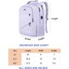 imageMATEIN Large College Laptop Backpack Water Resistant Nurse Travel Backpack with USB Charging Port TSA Approved Soft Anti Theft Comupter Bag for Work Blue BeigePurple