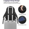 imageMATEIN Large College Laptop Backpack Water Resistant Nurse Travel Backpack with USB Charging Port TSA Approved Soft Anti Theft Comupter Bag for Work Blue BeigeBlack