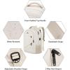 imageMATEIN Large College Laptop Backpack Water Resistant Nurse Travel Backpack with USB Charging Port TSA Approved Soft Anti Theft Comupter Bag for Work Blue BeigeBeige