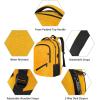 imageMATEIN Large College Laptop Backpack Water Resistant Nurse Travel Backpack with USB Charging Port TSA Approved Soft Anti Theft Comupter Bag for Work Blue BeigeYellow