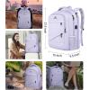 imageMATEIN Large College Laptop Backpack Water Resistant Nurse Travel Backpack with USB Charging Port TSA Approved Soft Anti Theft Comupter Bag for Work Blue BeigePurple