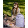 imageMATEIN Large College Laptop Backpack Water Resistant Nurse Travel Backpack with USB Charging Port TSA Approved Soft Anti Theft Comupter Bag for Work Blue BeigePurple