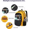imageMATEIN Large College Laptop Backpack Water Resistant Nurse Travel Backpack with USB Charging Port TSA Approved Soft Anti Theft Comupter Bag for Work Blue BeigeYellow