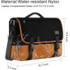 imageMATEIN School Bag Bookbag for Teen College Student Gifts Mens Briefcase 156 inch Laptop Messenger Bag for men Large Crossbody Satchel Computer Work Office Case with Shoulder Strap GreyBlackbrown
