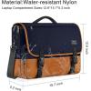 imageMATEIN School Bag Bookbag for Teen College Student Gifts Mens Briefcase 156 inch Laptop Messenger Bag for men Large Crossbody Satchel Computer Work Office Case with Shoulder Strap GreyBluebrown