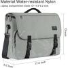 imageMATEIN School Bag Bookbag for Teen College Student Gifts Mens Briefcase 156 inch Laptop Messenger Bag for men Large Crossbody Satchel Computer Work Office Case with Shoulder Strap GreyGrey
