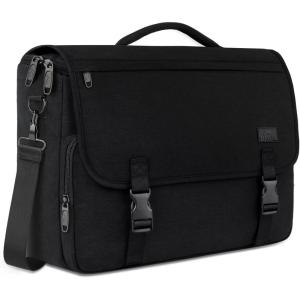 imageMATEIN School Bag Bookbag for Teen College Student Gifts Mens Briefcase 156 inch Laptop Messenger Bag for men Large Crossbody Satchel Computer Work Office Case with Shoulder Strap GreyBlack