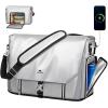 imageMATEIN Messenger Bag with Lunch Compartment for School Large Crossbody Laptop Bag 17 inch Student Satchel with USB Port ampamp Cooler Waterproof Computer Briefcase Shoulder for College Commuting Work