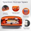 imageMATEIN PU Leather Messenger Bag with Cooler ampamp USB Charging Port Stylish Mens Laptop Bag 156 inch Work Briefcase Waterproof Business Computer Crossbody Shoulder School Satchel for College Commuting