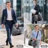 imageMATEIN PU Leather Messenger Bag with Cooler ampamp USB Charging Port Stylish Mens Laptop Bag 156 inch Work Briefcase Waterproof Business Computer Crossbody Shoulder School Satchel for College Commuting