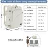 imageMATEIN Pink Travel Backpack for Women 40L Water Resistant Carry on Backpack Flight Approved with Chest Strap Large Travelling Bag for Womens Cute Casual Daypack for Overnight OutdoorsLight Beige